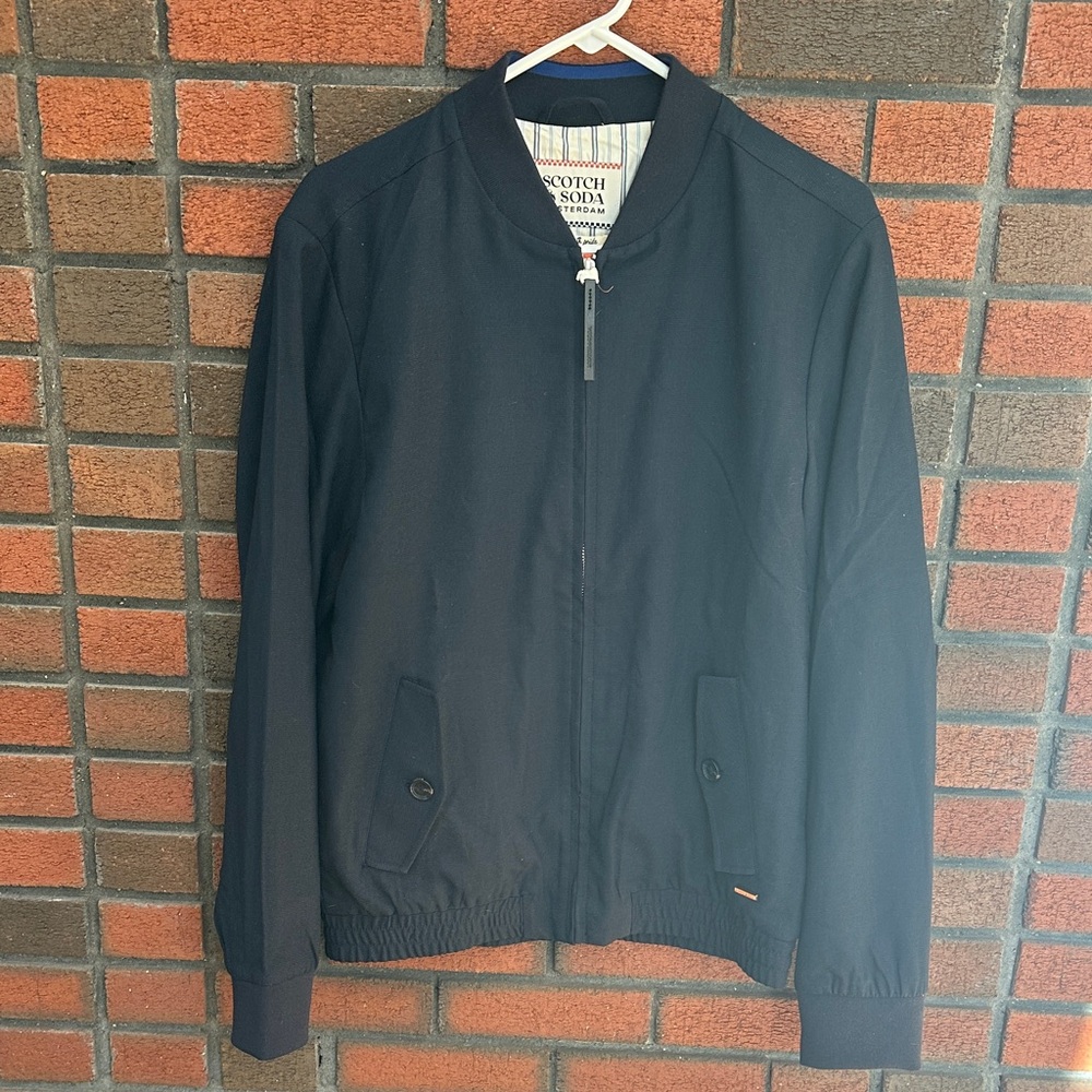 Scotch & Soda Men's Dark Bomber Jacket size M